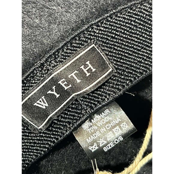 Wyeth Tenley Womens‎ Bucket Hat Black Wool Mohair One Size New main image 13